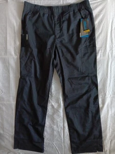 Neu CoolMax Uniform medizinisches Krankenhaus Peeling Größe M schwarz Hose elastischer Bund - Bild 1 von 20
