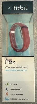 Pulsera Fitbit Flex Inalámbrica Rastreador de Actividad y Sueño ROJA NUEVA SELLADA - Imagen 1 de 4