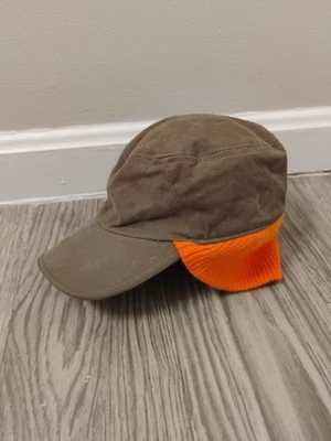 Burton Snowboard Tanque Militar Gorra Sombrero Ejército Verde Oliva/Cazador Naranja L - XL Foto 1 de 4
