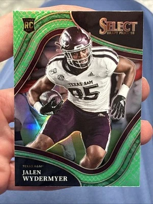 2022 Select Draft Picks - Field Level Dragon Scale Prizm #117 Jalen Wydermyer - Image 1 of 2