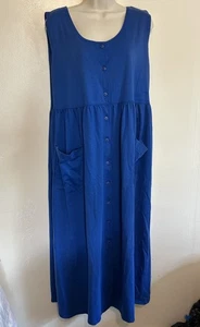 Vestido midi vintage Lauren Brooke negro sin mangas para mujer talla grande 20W - Imagen 1 de 5