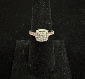 Damenring 14 Karat Weißgold Größe 6,5 ~ 3,7 g - Bild 1 von 7