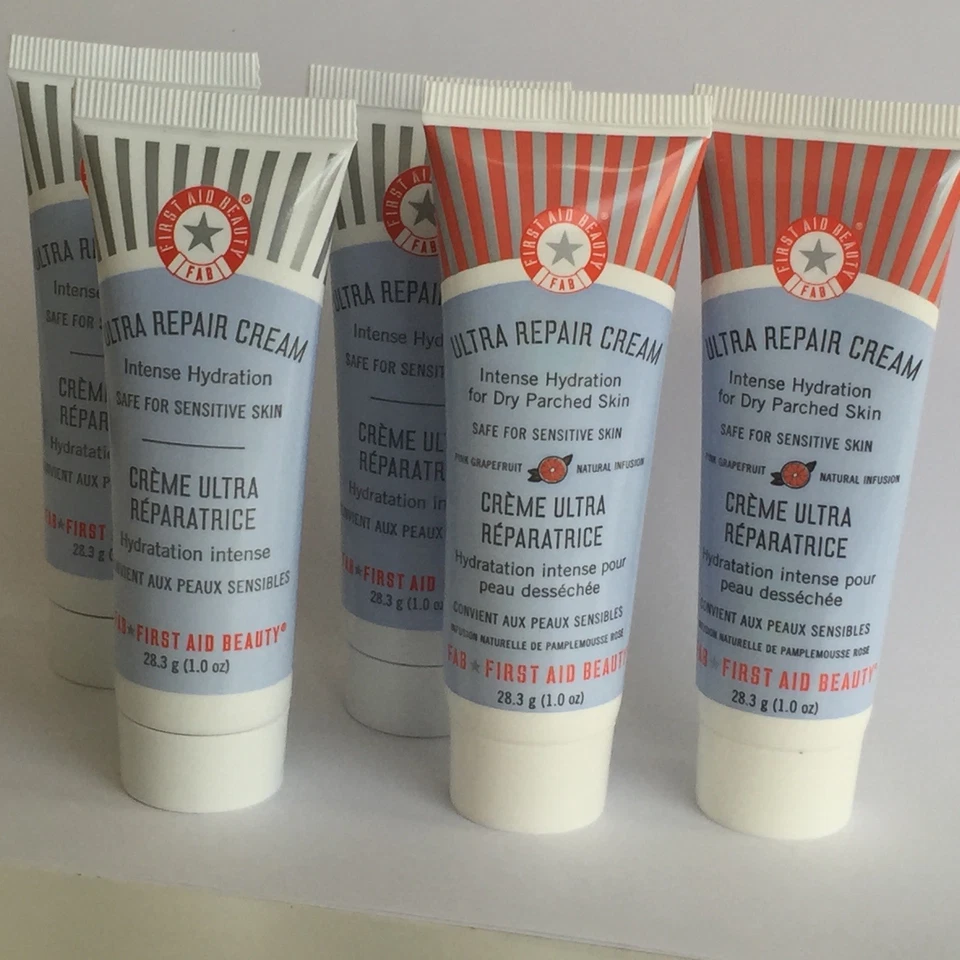 5 Pck -2 Primeros Auxilios Belleza Ultra Reparación y 3 FAB Pomelo Piel Sensible 1oz NUEVO Foto 1 de 2