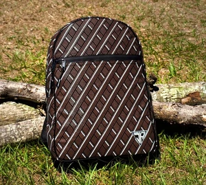 Jungle Hive Lifestyle Backpack - Brown Diamond Pattern - Picture 1 of 7