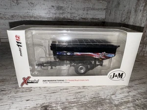 1/64th Scale J&M X1112 Grain Cart Extended Reach Dual Wheels Black - Picture 1 of 9