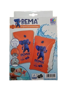 BEMA Schwimmflügel 1-6 Jahre 11-30 kg Gr. 0 orange Doppelkammer Schwimmärmel - Bild 1 von 5