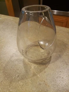 PRR Pennsylvania Railroad kurzer 5 3/8" klarer Globus mit geprägter P.R.R.  - Bild 1 von 8