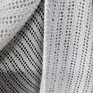 Loom woven 100% Cotton US made 70x100 throw blanket spread vintage white queen - Picture 1 of 9