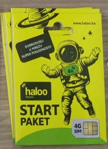 Carte sim Haloo Bosnie Et Herzégovine Sans Crédit - Photo 1/1
