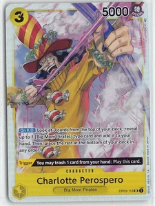 One Piece CCG Pillars of Strength Foil Super Rare #OP03-113 Charlotte Perospero - Picture 1 of 2