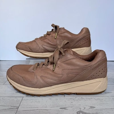 Saucony Grid 8000 CL мужские размер 12 вегетарианский желтовато-коричневый коричневый желтовато-коричневый - Изображение 1 из 4