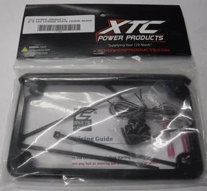 NUEVO MARCO DE MATRÍCULA XTC POWER UTV SXS 6" LED NEGRO ILUMINADO LF-6BK EE. UU. V23-4G - Imagen 1 de 4