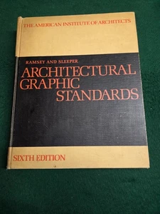 Architectural Graphic Standards Ramsey and Sleeper Sixth Edition 1970 HC VINTAGE - Bild 1 von 12