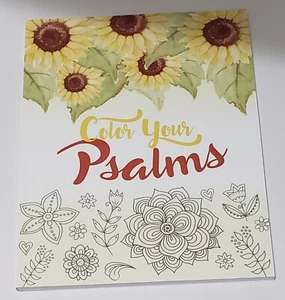 Color Your Psalms Christian Adult Coloring Book - Picture 1 of 1