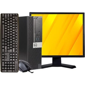 Dell Desktop Computer PC 8GB RAM 500GB HD 17in LCD Windows 10 Wi-Fi DVD/RW - Picture 1 of 6