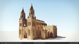 Mesa de fantasía Wonderworlds Drennheim catedral escala 28 mm - Imagen 1 de 7
