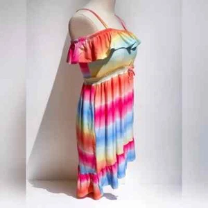Star Ride Girls Colorful Dress Ruffle [XL] - Picture 1 of 3