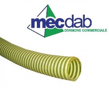 Tubo Spiralato in PVC Per Alimenti Travaso Vino Acqua Ø 40 a 120 mm Prezzo a MT