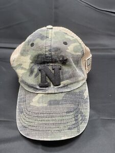 Navy Men's Hat Top of the World Camo Military Appreciation