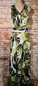 Nuevo con etiquetas Mujer Talla 10 Crossroads Dividido Lado Crossover Maxi Vestido Hoja Precio de venta sugerido por el fabricante $89.99 - Imagen 1 de 3