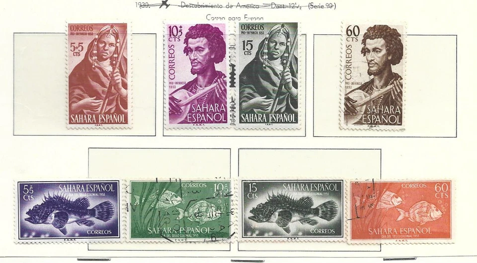 Sahara Español Fauna Peces Series año 1953 (FP-612) - Imagen 1 de 1