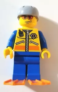 LEGO Minifigure Guardia Costiera cty0073a Set 7738 - Foto 1 di 3