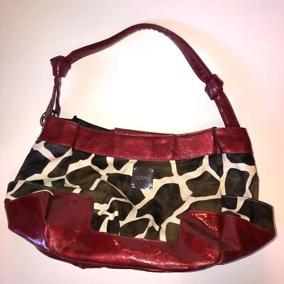 Bolsa Miche Zebra capa bolsa embreagem magnética com alça removível usada - Imagem 1 de 4