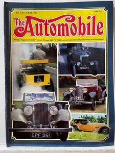 The Automobile Magazine May 1983 Vol.1 No.3 982C - Imagen 1 de 2