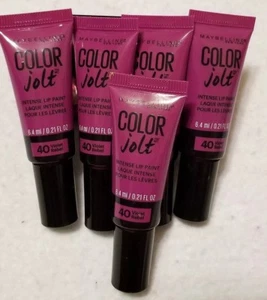 Lot Of 5 Maybelline Color Jolt Intense Lip Paint 40 Violet Rebel  - Picture 1 of 3