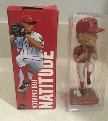 Jordan Zimmermann Washington Nationals Natitude 2014 SGA NUEVO EN CAJA Bobblehead Foto 1 de 4
