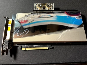 MINT! GIGABYTE AORUS GeForce RTX 3080 XTREME WATERFORCE 12GB DDR6X Graphics Card - Picture 1 of 4