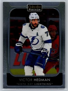2021-22 O-Pee-Chee Platinum #29 Victor Hedman Tampa Bay Lightning - Picture 1 of 2