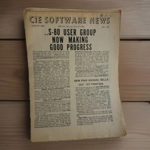 1981 July CIE Software News PC Computer History RARE Early PC News - Picture 1 of 7