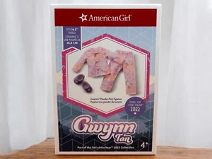 American Girl Gwynn’s Pijama Rosa Polvo para Muñeca 14.5" Zapatillas COMPLETAS ¡NUEVO! - Imagen 1 de 6
