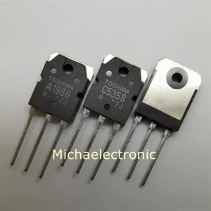 5 pares 2SA1986 2SC5358 A1986 C5358 R -R genuino NUEVO Toshiba TO-3P - Imagen 1 de 6