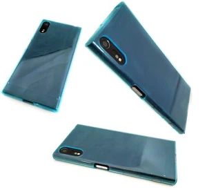 Samsung Galaxy S9 Rugged Case OLEPHOBHIC GEL BLUE Bumper - Picture 1 of 7
