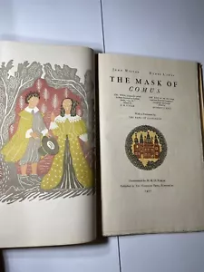 John MILTON / Mask of Comus Poem 1937 Hardcover - Bild 1 von 6