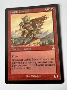 MTG Magic The Gathering Urzas Destiny Goblin Marshal Rare - Picture 1 of 2