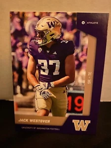 JACK WESTOVER - 2023 ONIT Athlete Washington Huskies New England Patriots Rookie - Bild 1 von 2