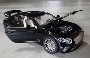 1:24 Diecast Model of Bentley Continental GT latest model Luxury Car Black. UK