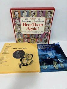 Vintage 1968 Vinyl Album Hear Them Again 10 Records Box Set Easy Listening - Picture 1 of 24