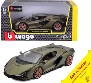 Bburago 1:24 2019 Lamborghini Sian FKP-37 Diecast Model Car - Picture 1 of 8