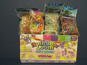 NEW UNOPENED LOT OF 5 RAINBOW LOOM BRRACELET MAKING KIT AND ADDITIONAL BANDS - Picture 1 of 13