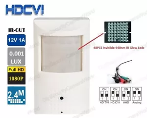 HD-CVI 1080P Motion Detector BNC Security Camera 3.7mm Lens 12VDC - Picture 1 of 5
