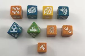 Role Playing Game Dice / Set Of 9 Role Playing Board Game Dice - Picture 1 of 1