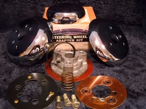 NOS 3251 GRANT Chrome Steering Wheel Horn Kit-fits 1967 Mercuries  - Picture 1 of 6