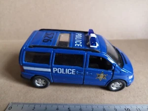 MERCEDEZ BENZ V-CLASS POLICE WELLY VEHICULE MINIATURE G994 - Imagen 1 de 1