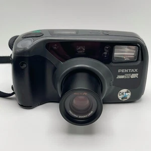 Vintage 1991 Pentax Zoom 90-WR Point & Shoot 35mm Film Camera Weather Resistant - Picture 1 of 6