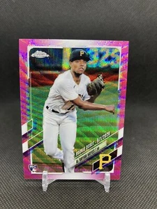 2021 Topps Chrome Update Ke'Bryan Hayes Pink Wave Refractor RC Debut #USC63 - Picture 1 of 2