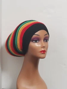 Rasta Dreadlock Tam tejido súper elástico - Imagen 1 de 6